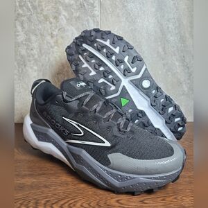 BROOKS Caldera 8 Men's Trail Running Shoes Size 12 Black White